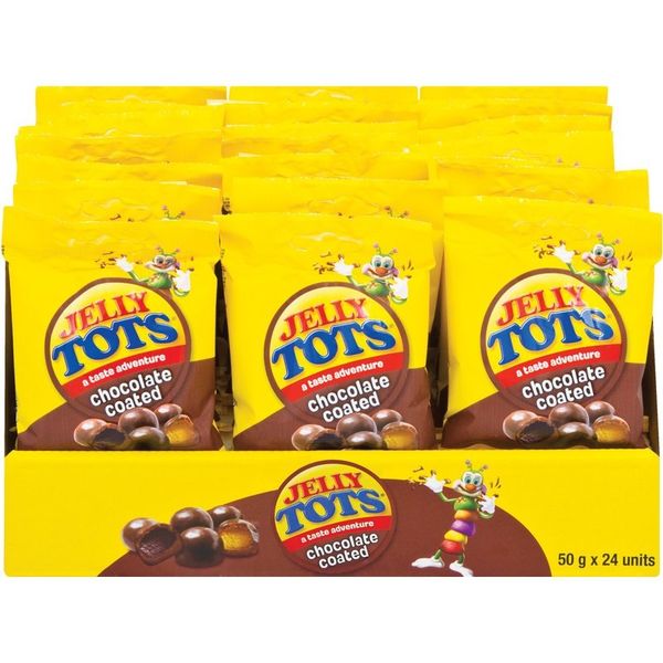 Beacon - Jelly Tots Chocolate Coated 24x50g