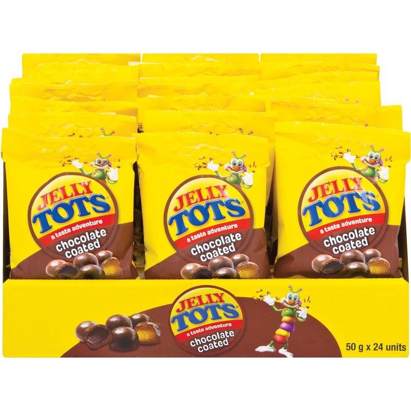 Beacon - Jelly Tots Chocolate Coated 24x50g | Shop Today. Get it ...