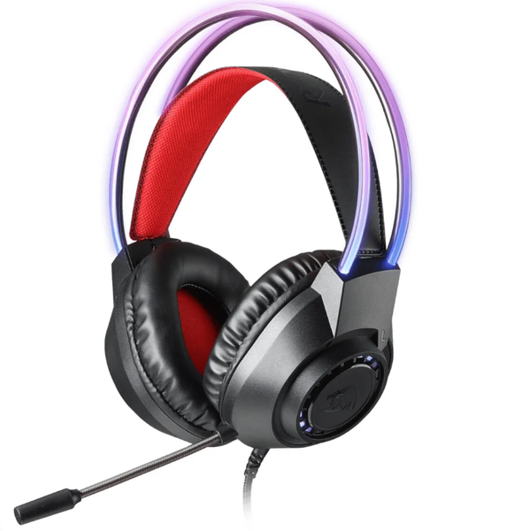 All-Day Comfort Black Gaming Headset with Immersive Audio