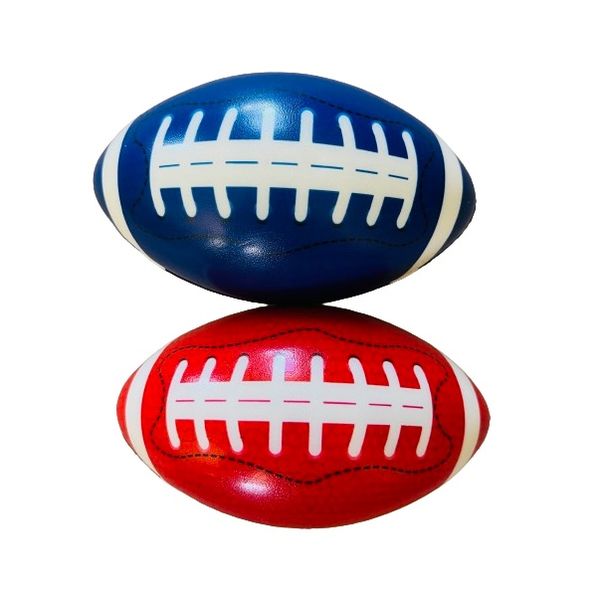 Mini Foam Rugby Balls - Stress / Throw Ball 12cm x 7cm - 2 Piece