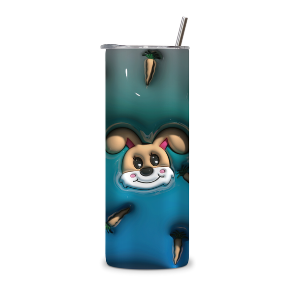 3D Printed Double Wall Skinny Tumbler - TBLR000091