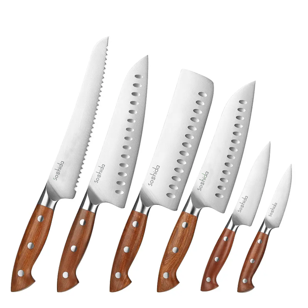 Soshida 6-Piece Meraki Chef Knife Set