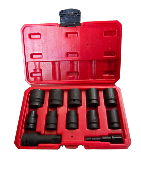Impact Socket Set With Extension - 12 Piece