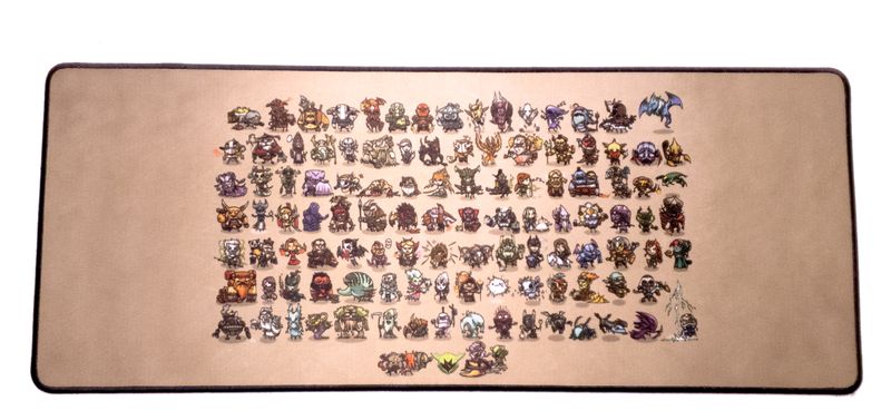 Dota Themed Gaming Mousepad - Chibi Heroes