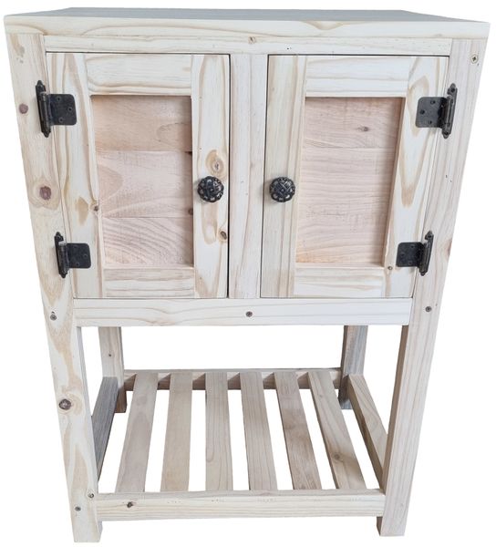 GC MBoys, Rustic Office or Bathroom Cupboard Unpainted
