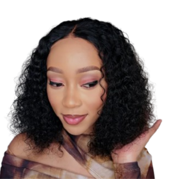 Pre-Bleached Ready To Wear Brazilian Hair Curly Wig
