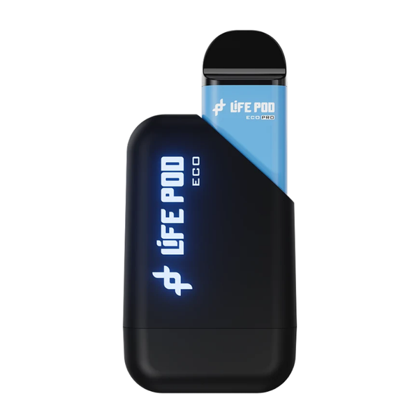 Life Pod Eco 1 Kit 8000 50mg Blue Razz Pod + Battery