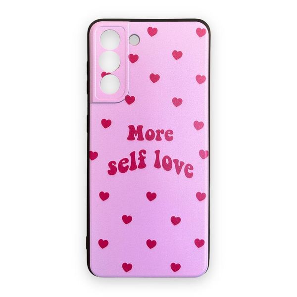 AMA Silicon Protective Case More Self Love Pink For Samsung S21 Ultra