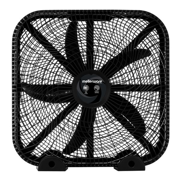 Mellerware Fan Floor 5 Blade Plastic Black 50cm 120W "Eolo