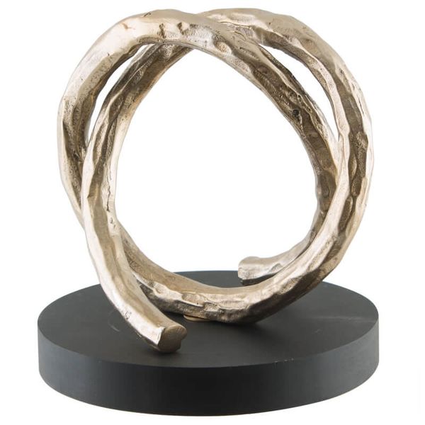 Gold Sculpture On Black Base AHM92U1