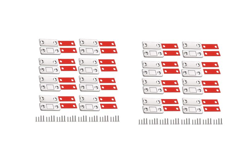 16 Piece Stainless Steel Door Catch for Cabinet