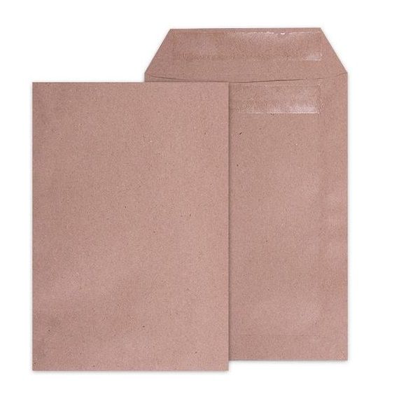 LEO C4 Self Seal - Open Short Side Envelopes (Pack of 25)(Manilla)