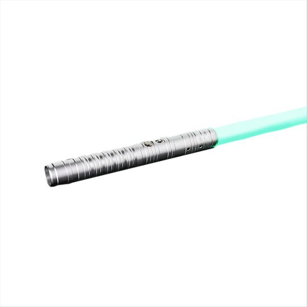 Metal Lightsaber Dueling Smooth Swing Laser Sword of Light Silver
