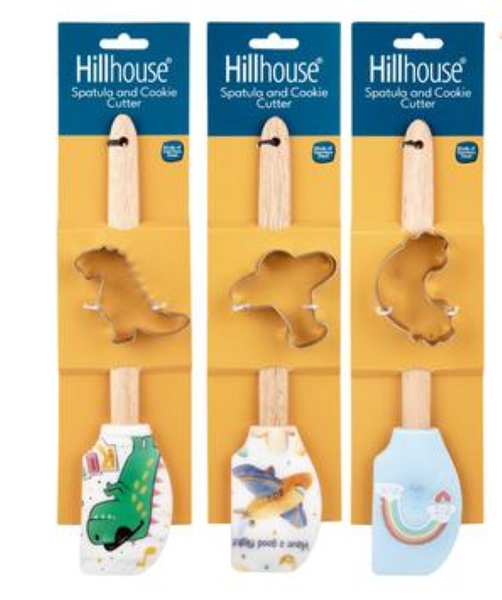 Bulk Pack x 3 Spatula silicone and cookie cutter