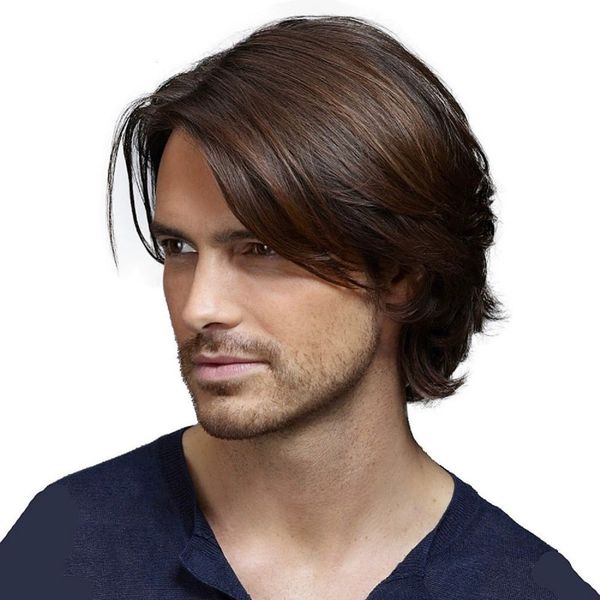 European And American Men's Fashion All-match Chemical Fiber Short Wig