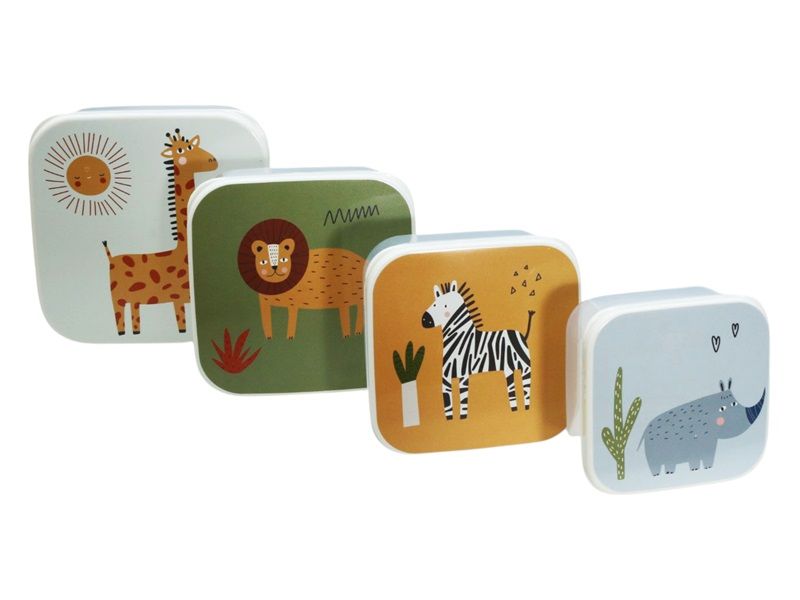 Excellent Housewares Kids Plastic Storage Box Set