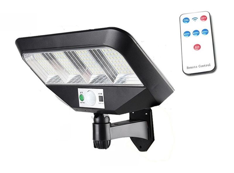 Solar Sensor Wall Light 138 SMD 3 Modes Function IP65 50W With Remote
