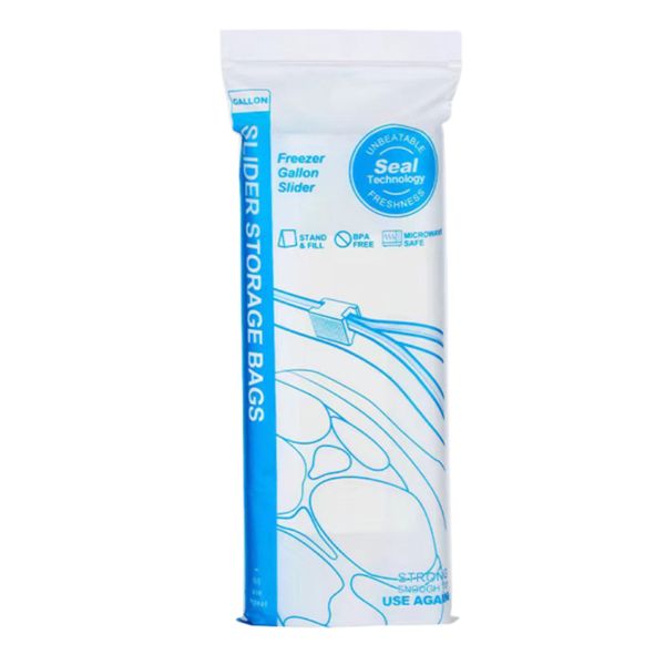 15 Pieces Leakproof Refrigerator Bags with Zipper Lock