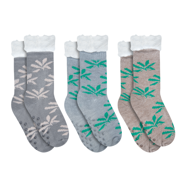 Unisex Wool Winter Socks - Assorted Colors Tree Design - 3 and 6 Packs ...