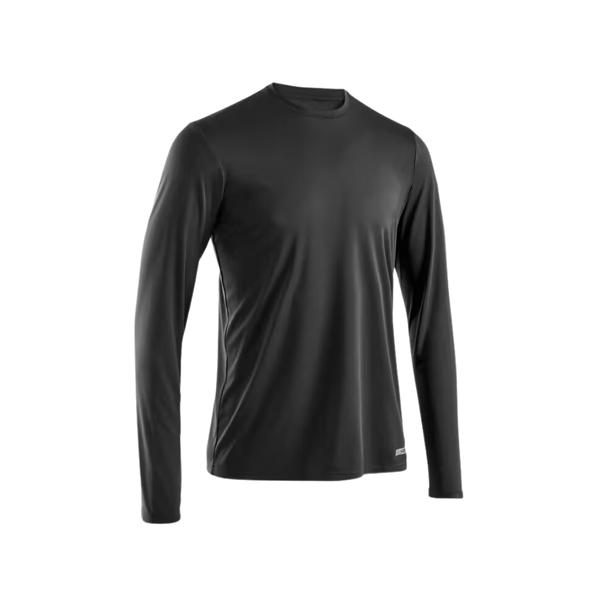 Kalenji Men's Running Long-Sleeved T-Shirt Anti-UV - Dry 500 UV Black