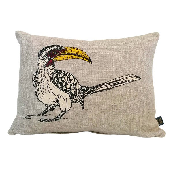 Hornbill Scatter Cushion Pillow Cover - Stone