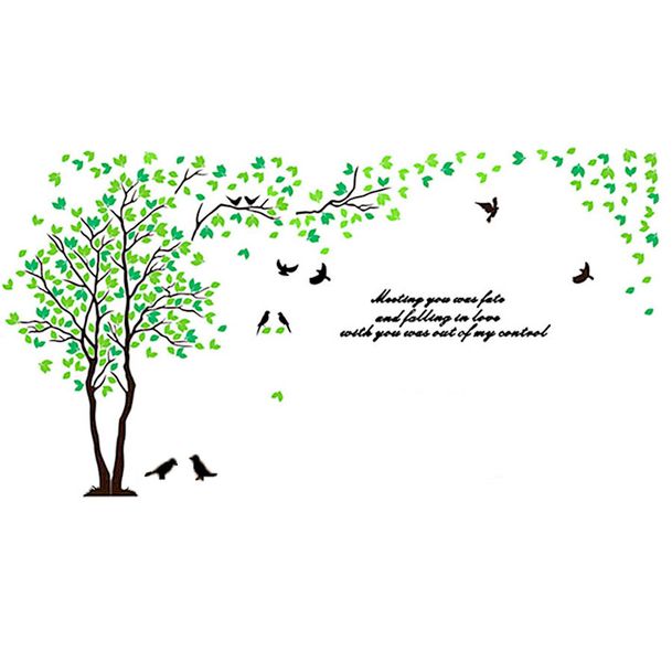 3D Acrylic Wall Stickers DIY Tree Bird Stickers for Home Decorations