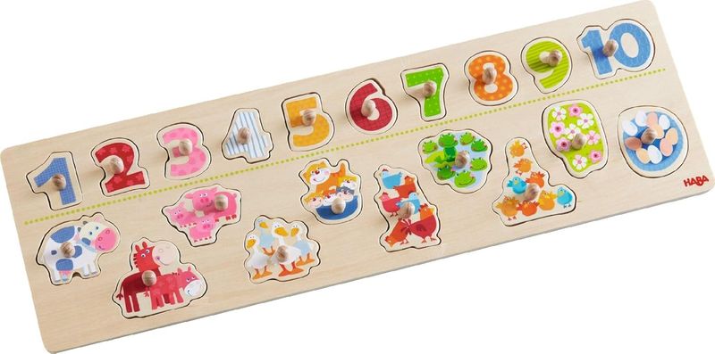 Haba Clutching Puzzle Animals by Number