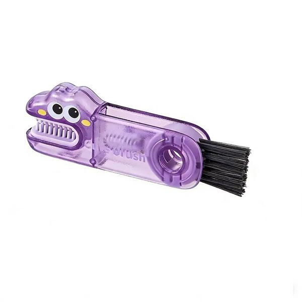 White Plastic Soft Single Scrub Brush