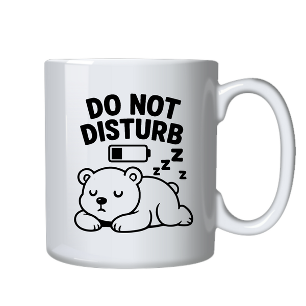 Sleeping Bear Funny Cute Positive Mug Ideal Gift for Birthday Christmas 402