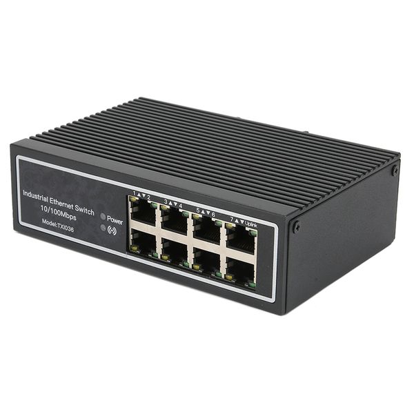 8-port 10/100Mbps Ethernet switch
