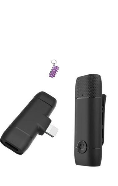E1 Wireless Lapel Microphone iOS Lightning with Key Holder