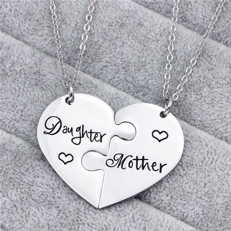 Matching on sale heart necklaces