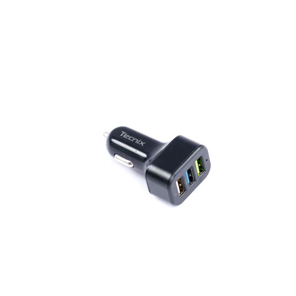 Tecnix 3-Port Car Charger