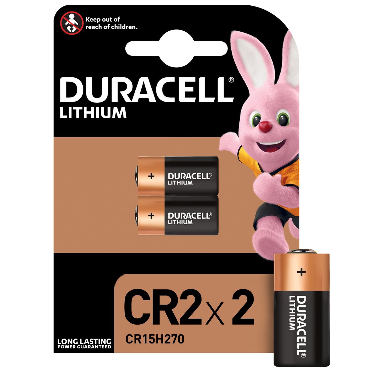 Duracell High Power Lithium CR2 Battery 3V (CR15H270) - 2 Pack | Shop ...