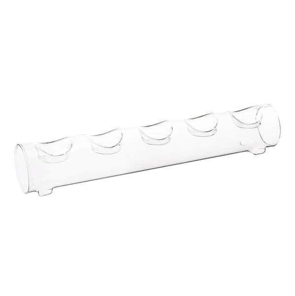 5-Hole Glass Candle Holder