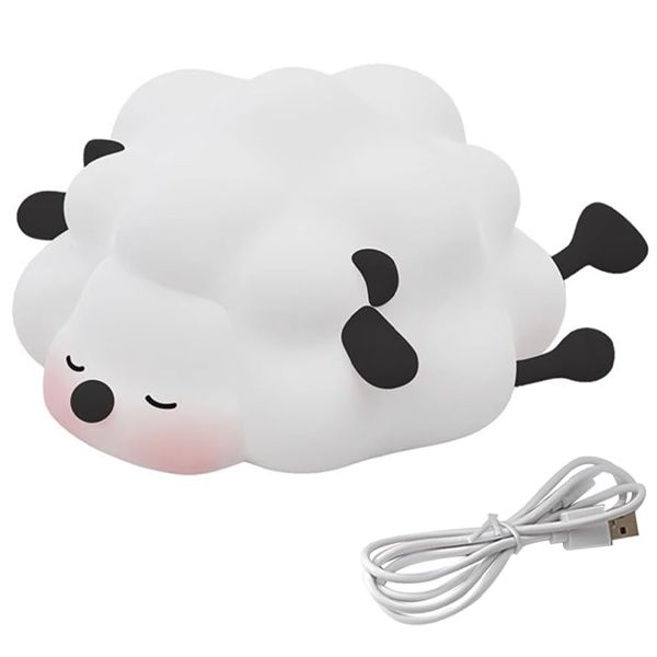 Rechargeable LED Silicone Night Light Sheep Design