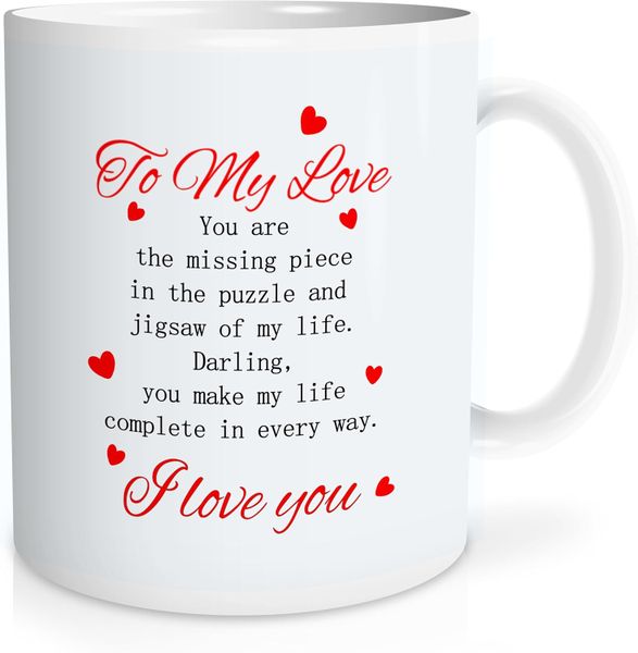 To my love-Mother's day-Father's day-Valentines-Christmas Mug