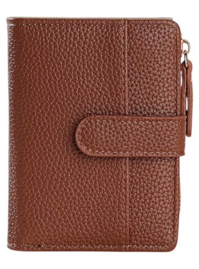 Litchi Textured Ladies Bi-Fold Wallet