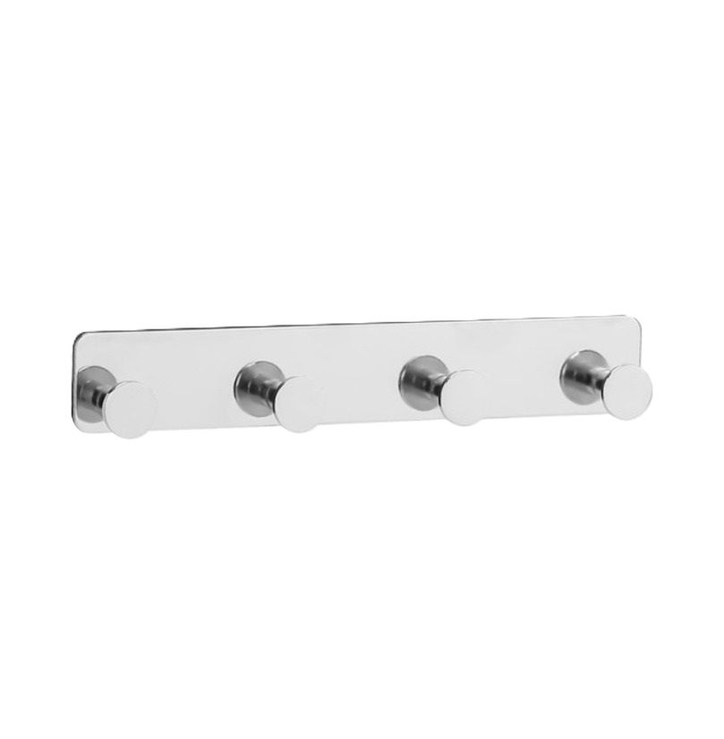 4-Hook Chrome Bathroom Hook Rack | Shop Today. Get it Tomorrow ...