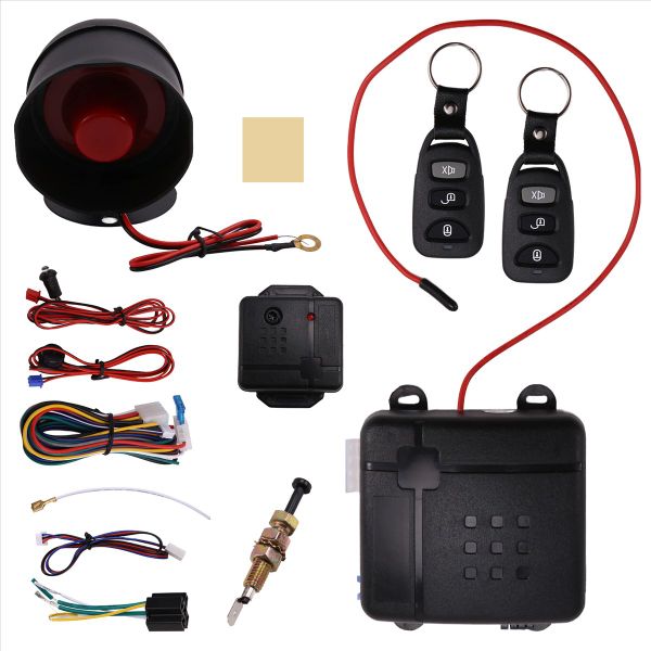 One-Way Car Anti-Theft Device Sound and Light Compatible with Universal