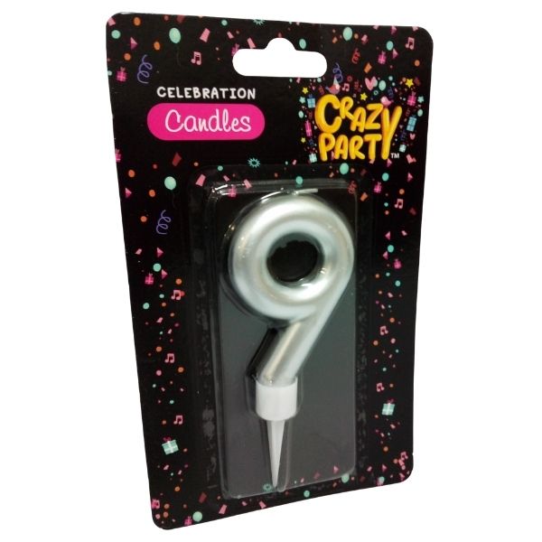 SourceDirect - Birthday Candle / Large Foil Birthday Candle Number - 9