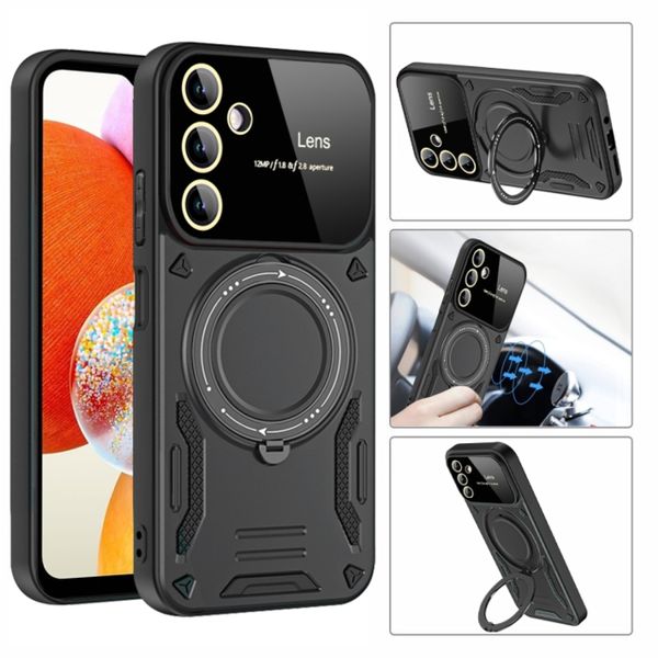 TUFF-LUV Samsung Galaxy A25 5G Rugged Case &amp; Stand - Black