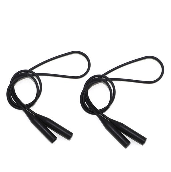 2Pcs Silicone Round Head Glasses Rope Sports Anti Drop Glasses Strap