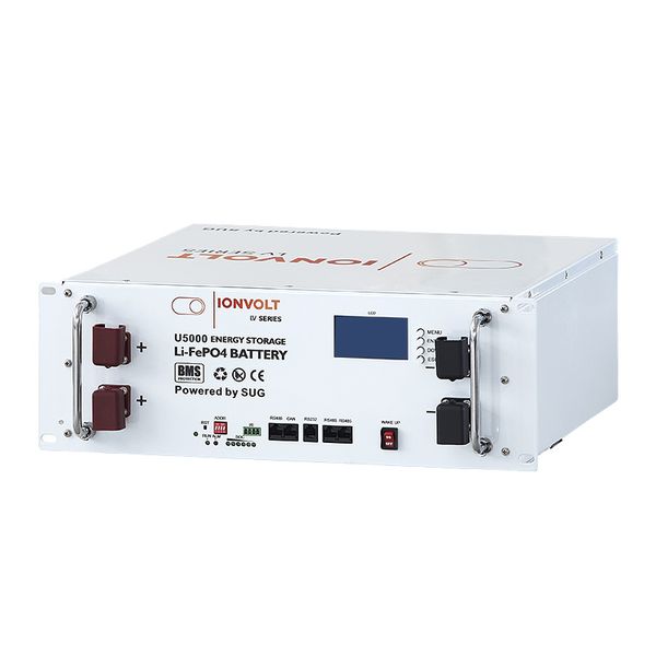 IONVOLT 51.2V 5.12kWh 100 Ah Lithium Ion Powerack Battery