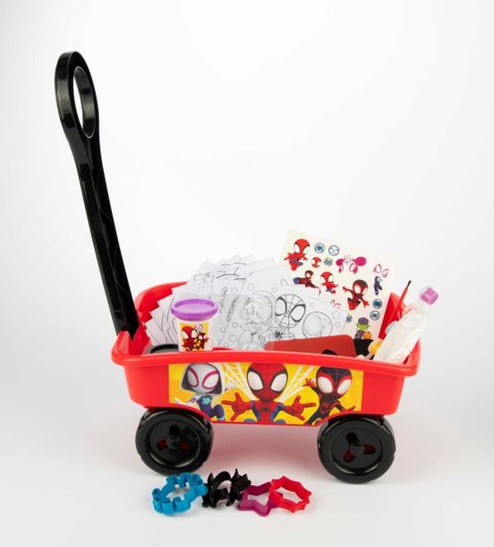 Pull Along Activity Trolley-Spidey N Friends