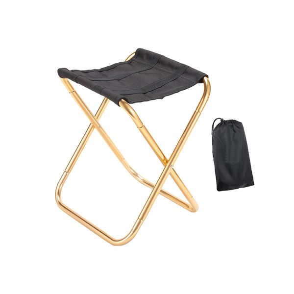 Camping Folding Mini Chair Foldable Camping Chair Outdoor Aluminum Chair