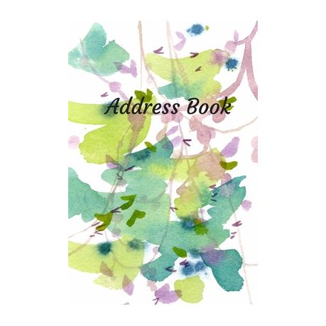 Names Addresses & Phone Numbers Large Print Cute Pink Flowers Address Book with 