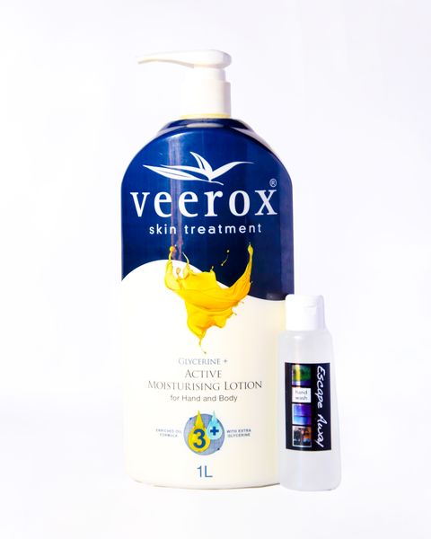 Veerox Glycerine Plus 1 Litre and Hand wash