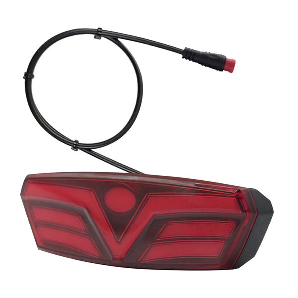 LED Mountain Bike Luggage Rack Light Rear Seat Reflective Taillight