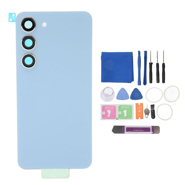 S23 Back Glass Blue w/Lens